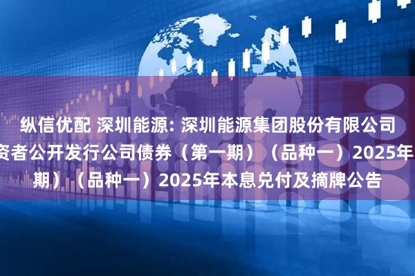 纵信优配 深圳能源: 深圳能源集团股份有限公司2022年面向专业投资者公开发行公司债券（第一期）（品种一）2025年本息兑付及摘牌公告